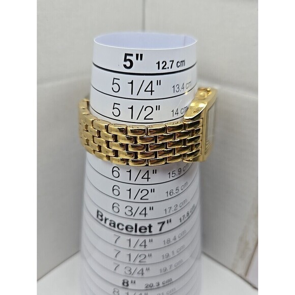 Waltham WAW045 Gold Tone Square Quartz Womens Watch New Battery Size Small main image 10